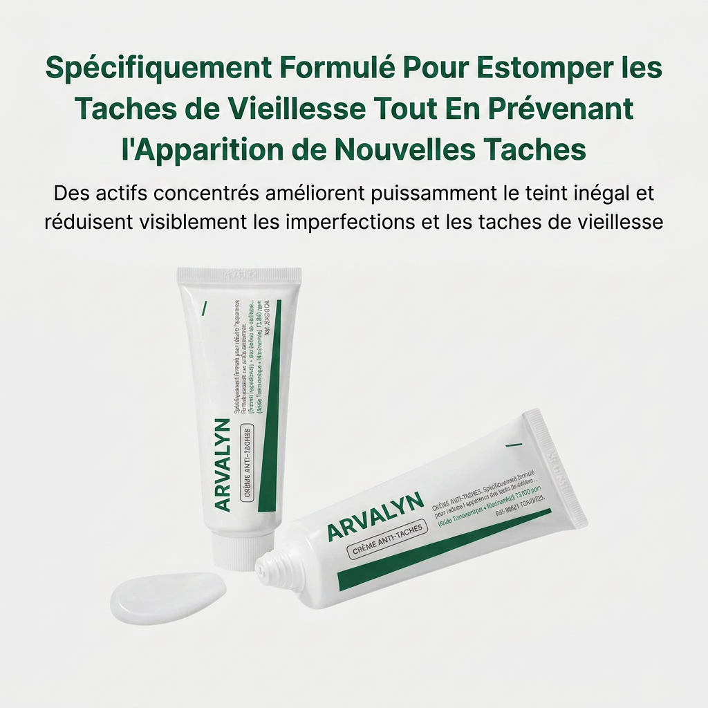 Crème contre les tâches de vieillesse
